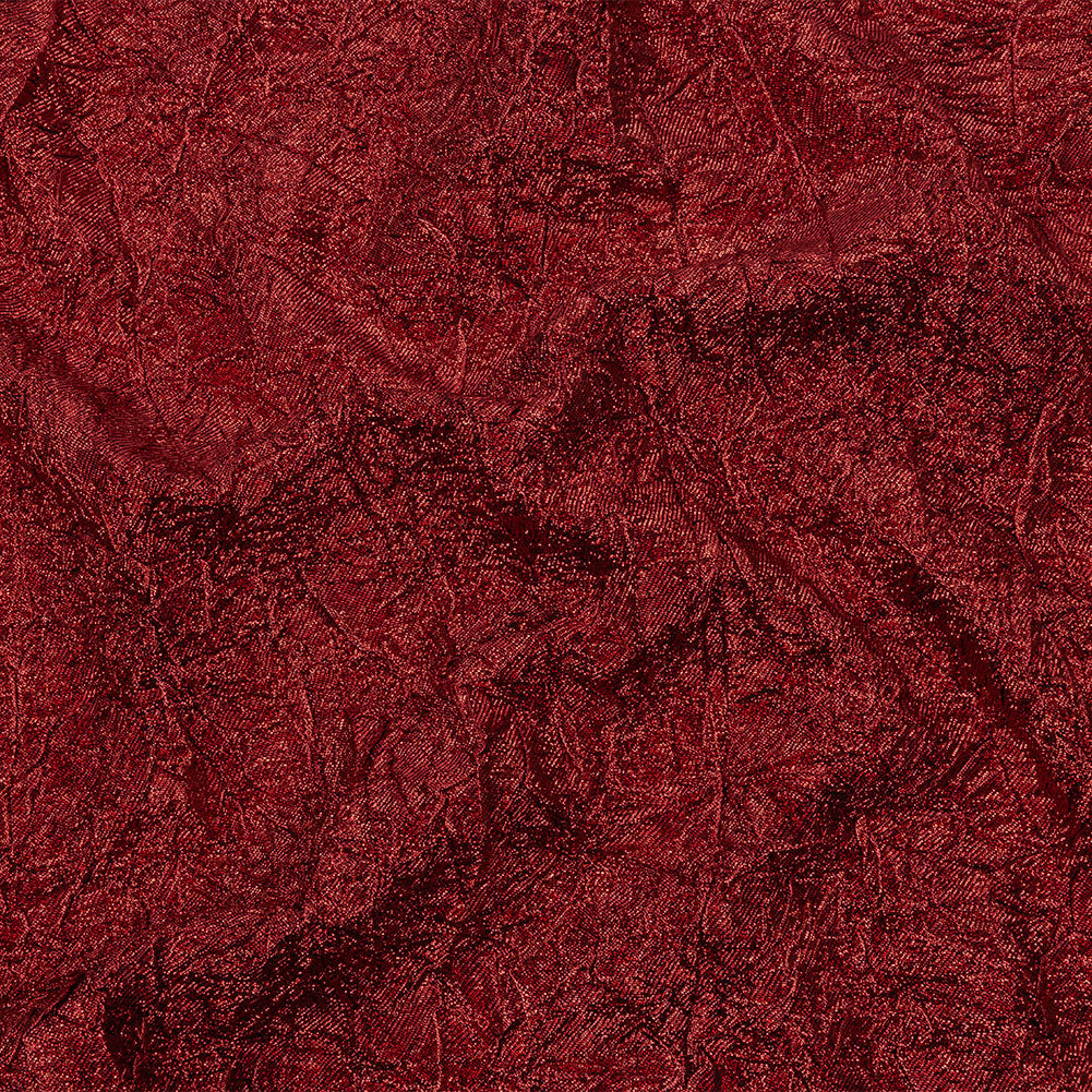 Astrolabe Metallic Red Crinkled Luxury Brocade with Black Backing - Joann Fabrics