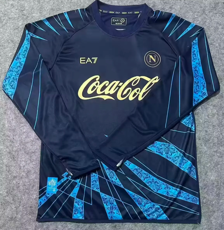 2026/2027 Long Sleeve Napoli Pre-Match Football Jersey 1:1 Thai Quality