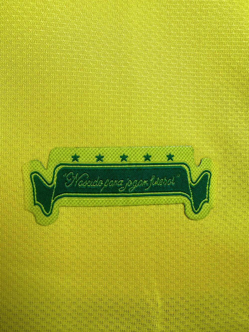 2006 Retro Long Sleeve Brazil Home Soccer Jersey 1:1 Thai Quality