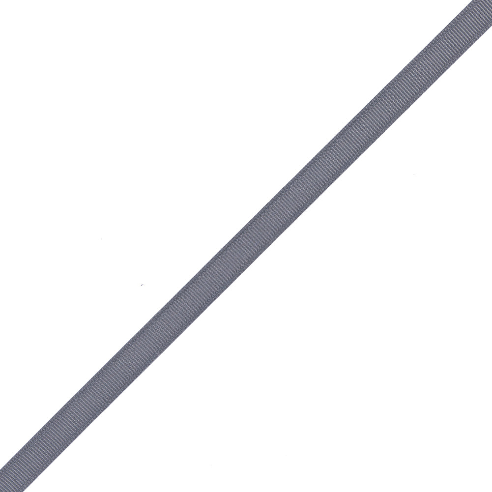 Gray Grosgrain Ribbon - 0.375