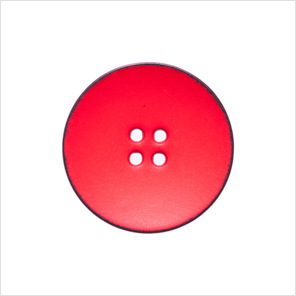 Italian Red 4-Hole Plastic Button - 36L/23mm - Joann Fabrics