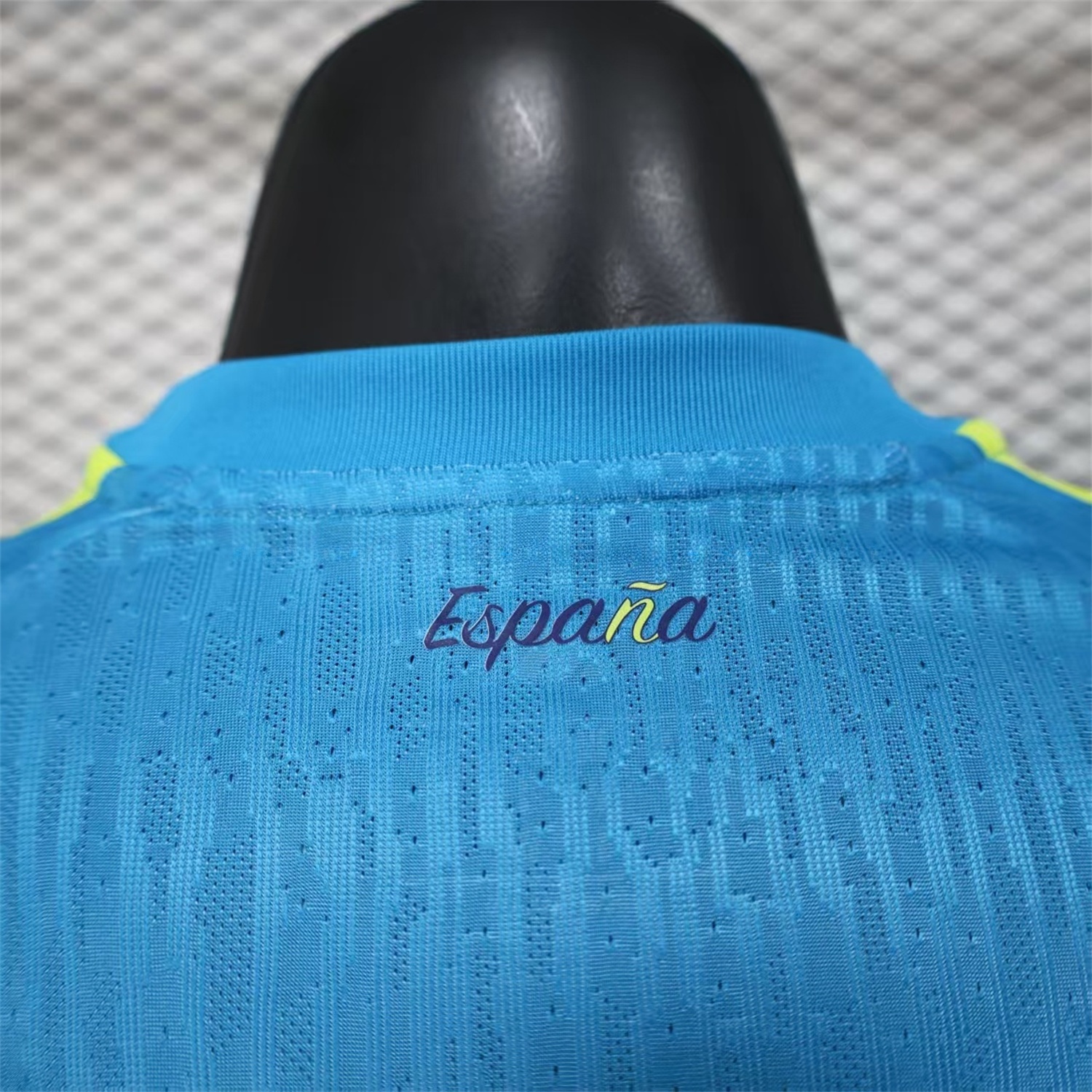 Spain 2026 Blue Goalkeeper Jersey - Player Version - UnitedFutballJersey