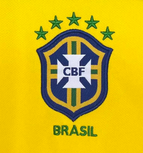 2004 Retro Long Sleeve Brazil Home Football Jersey 1:1 Thai Quality