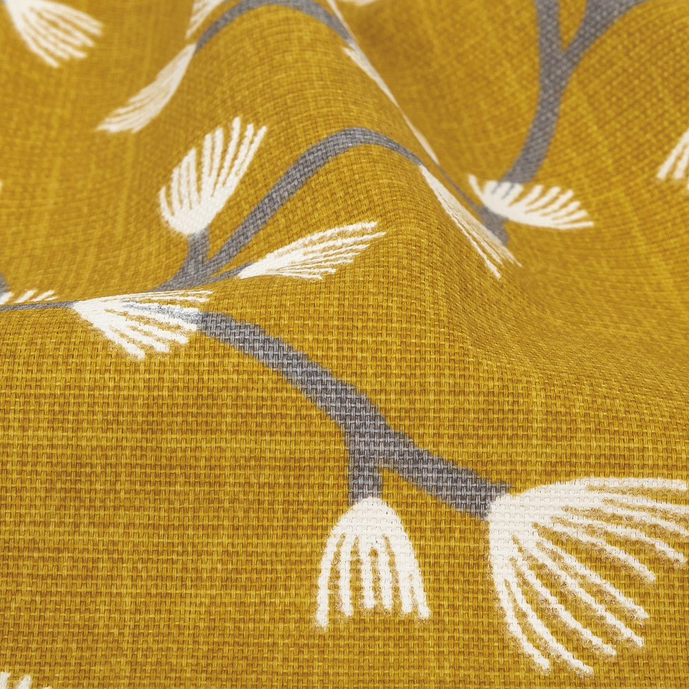 Cotton Canvas Print - Sunflower Japanese Blooms - British Imported - Joann Fabrics