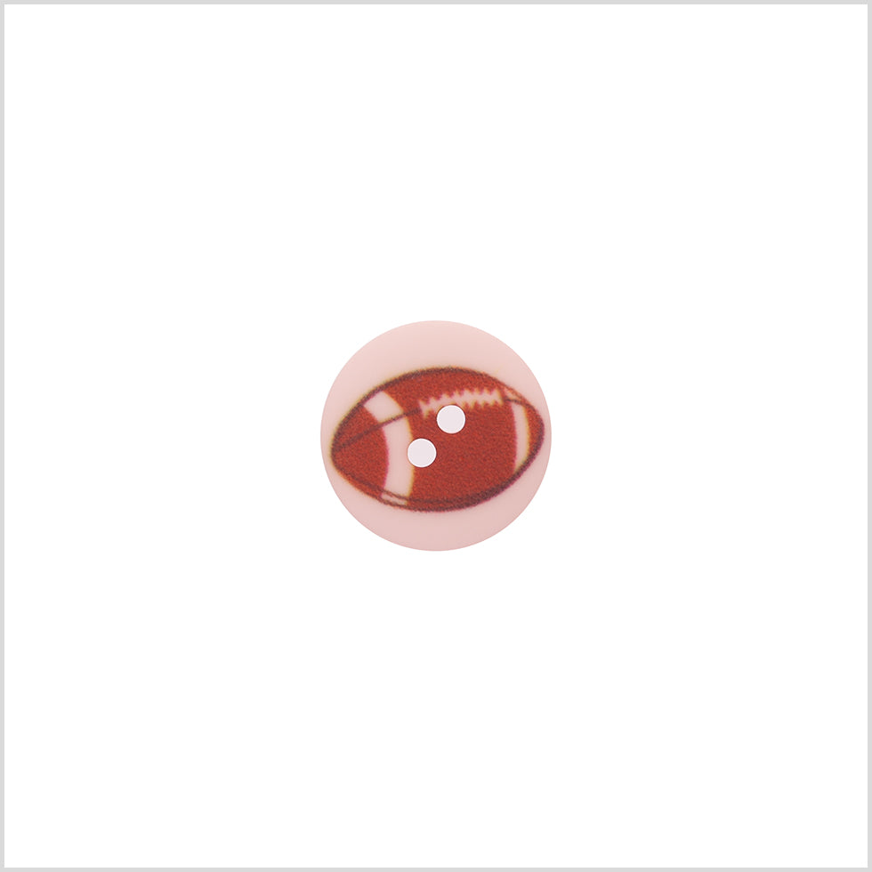 Italian Pink Kids Football Button - 24L/15mm - Joann Fabrics