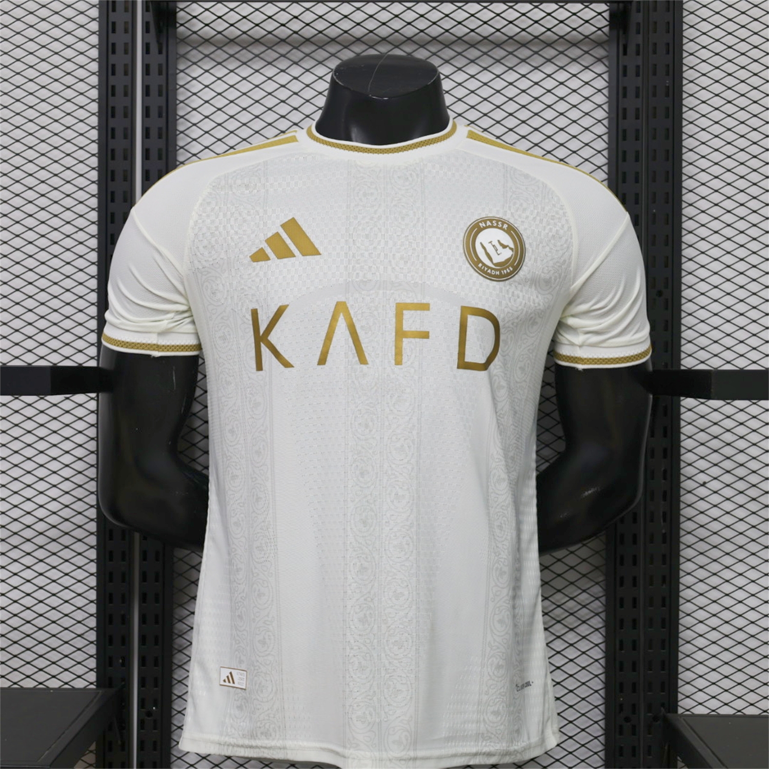 Al Nassr Riyadh Victory 26-27 Third Jersey With Sponsors - Player Version - UnitedFutballJersey
