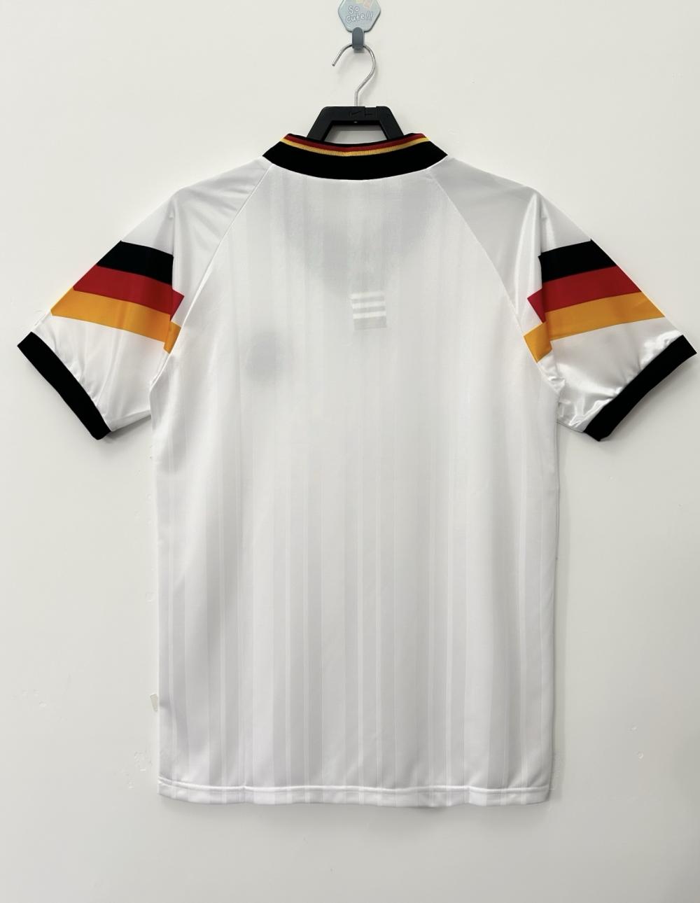 1992 Retro Soccer Jersey Germany Home