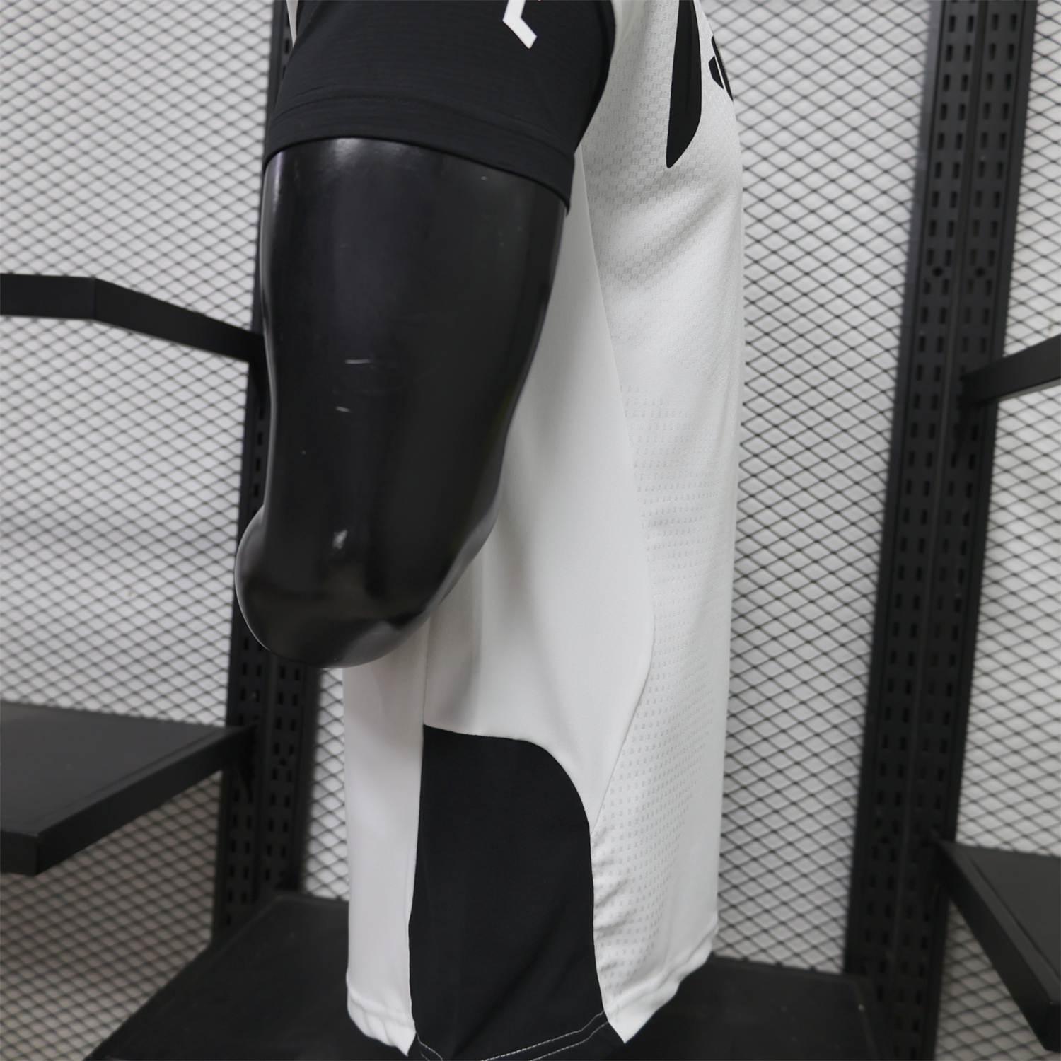 Juventus 26-27 Black Sleeves White Training Jersey - Player Version - UnitedFutballJersey