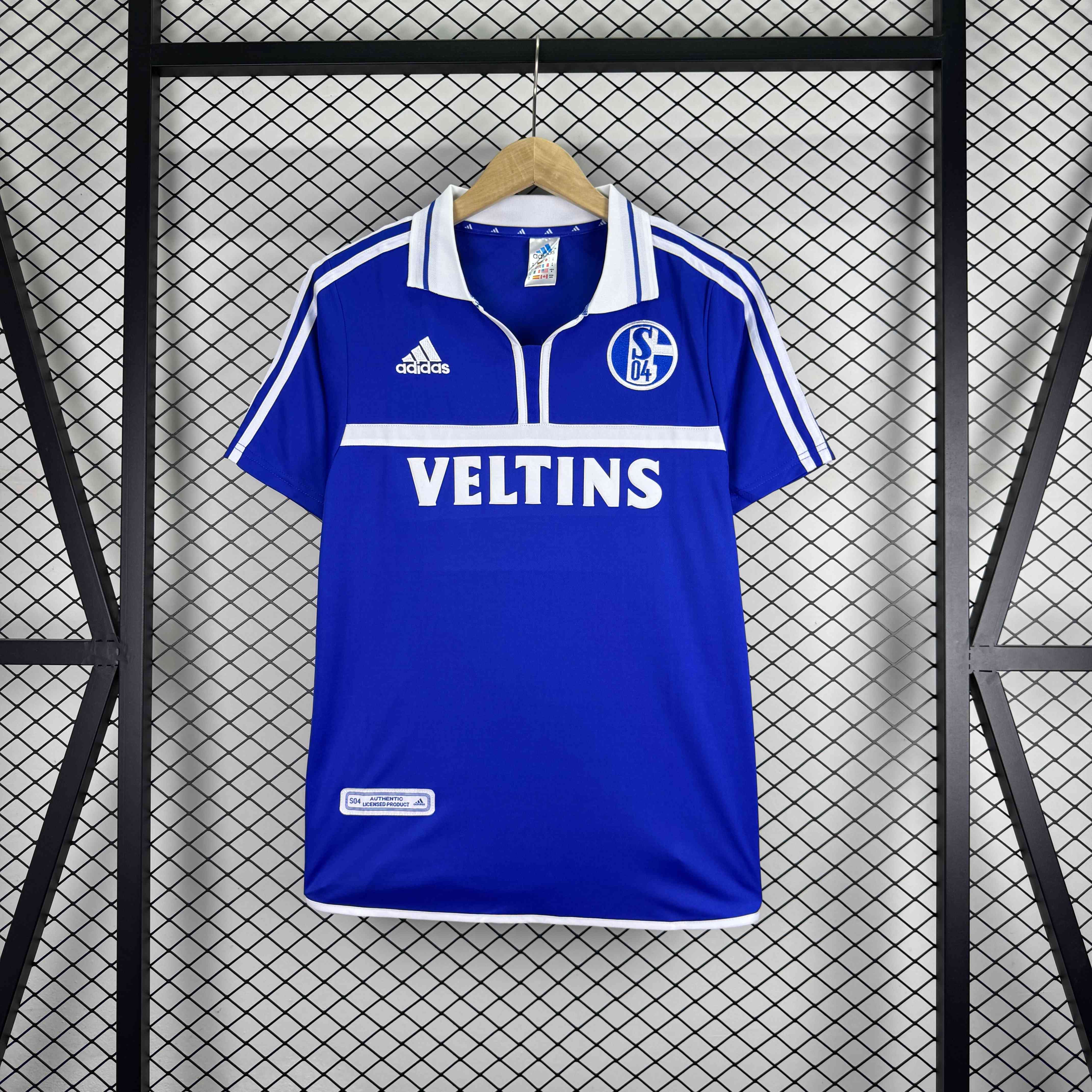 2000/2002 Retro Schalke 04 Home Football Jersey 1:1 Thai Quality