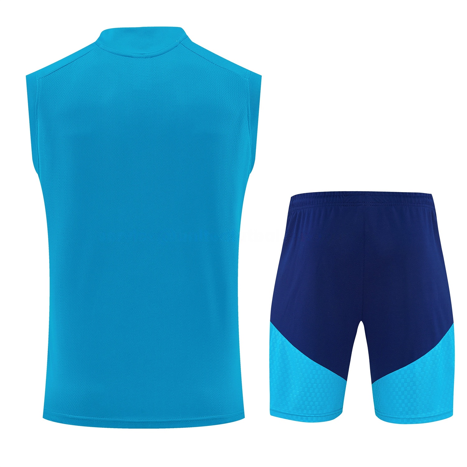 Spain 2026 Vest Training Set - Lake Blue Vest and Dark Blue Shorts - UnitedFutballJersey