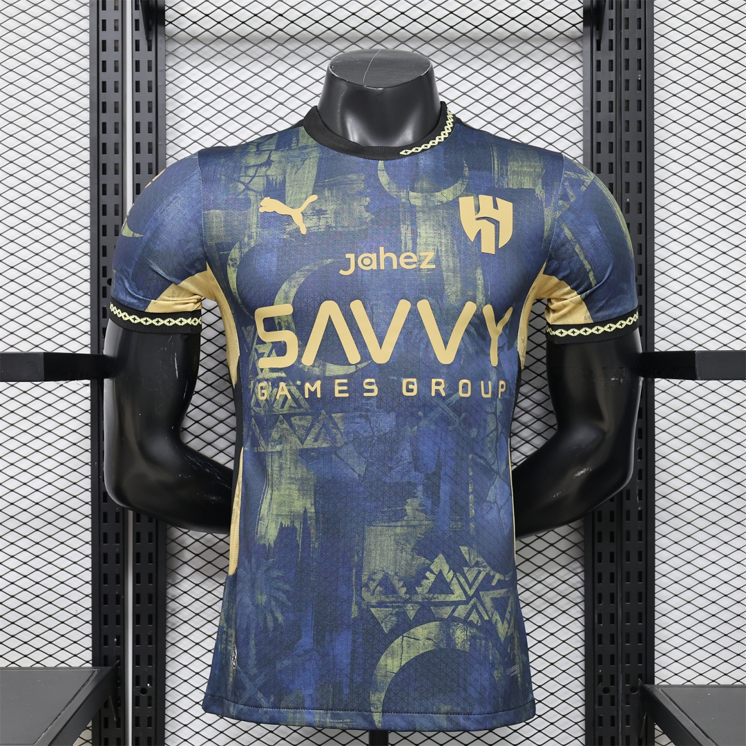 Al Hilal Riyadh Crescent 26-27 Navy blue Special Jersey - Player Version - UnitedFutballJersey
