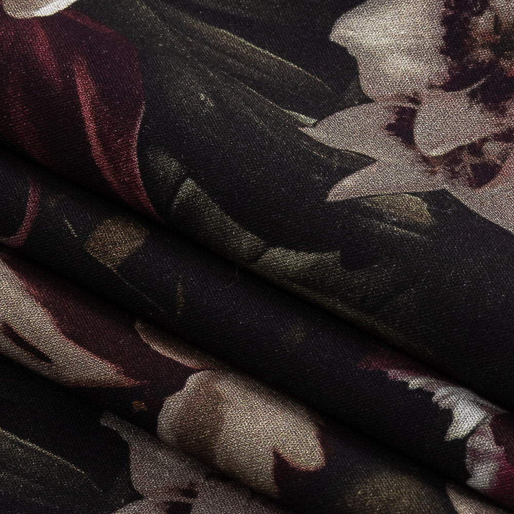 Organic Viscose Batiste - Shadow Lilies - Loreto Collection - Joann Fabrics
