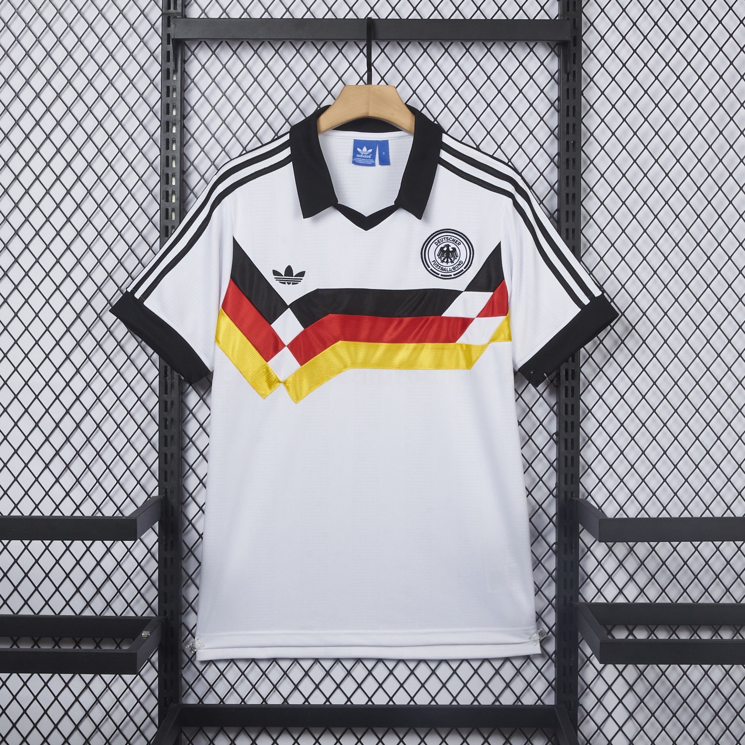 Retro Germany 1988-91 Home Polo Jersey - UnitedFutballJersey