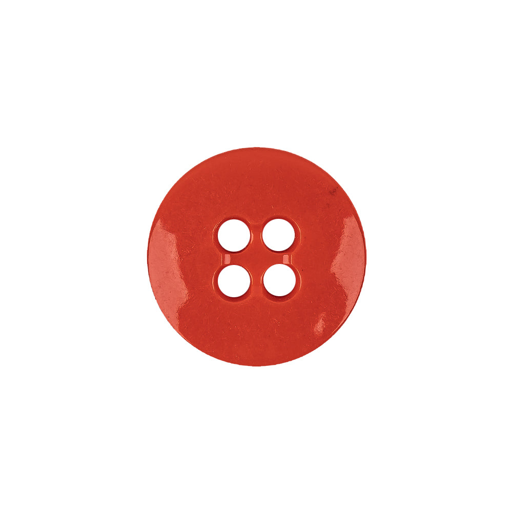 Red Orange Low Convex 4-Hole Plastic Button - 27L/17mm - Joann Fabrics
