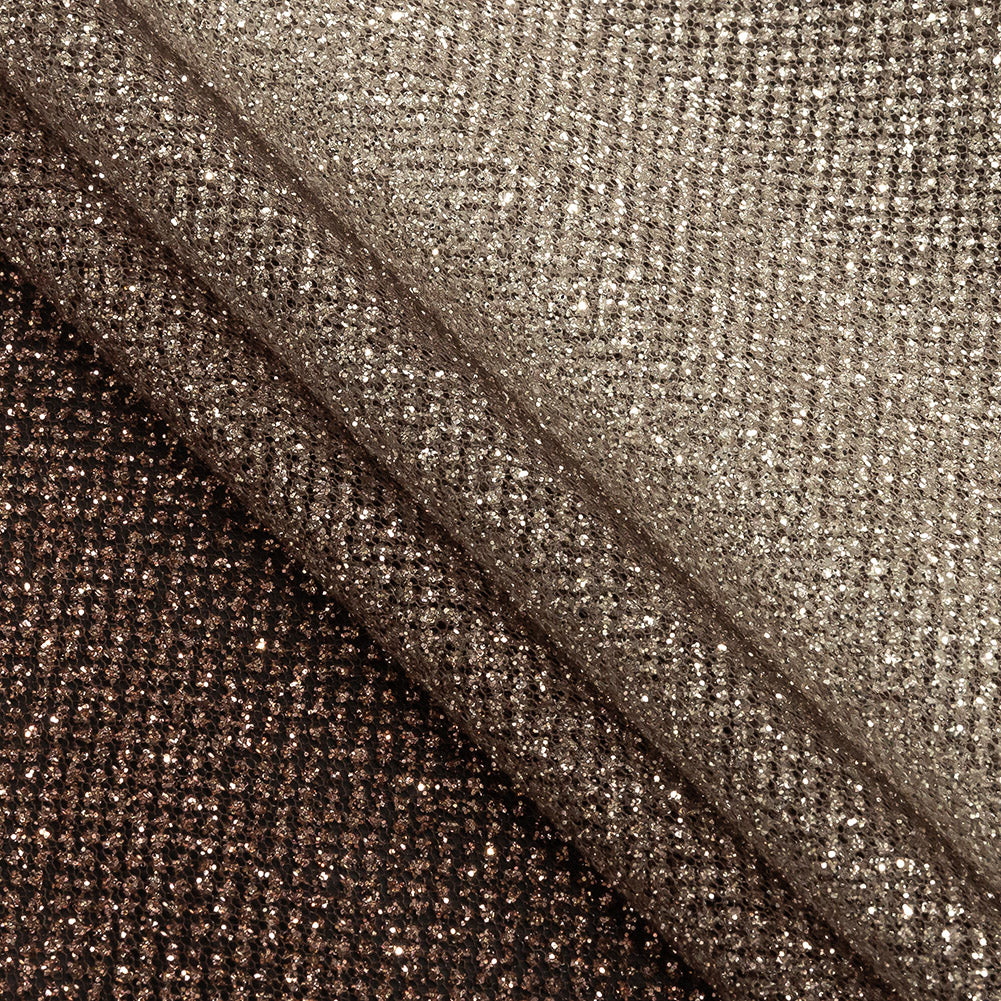 Ombre Tulle with Metallic Platinum Glitter - Copper and Silver - Starlet Collection - Joann Fabrics
