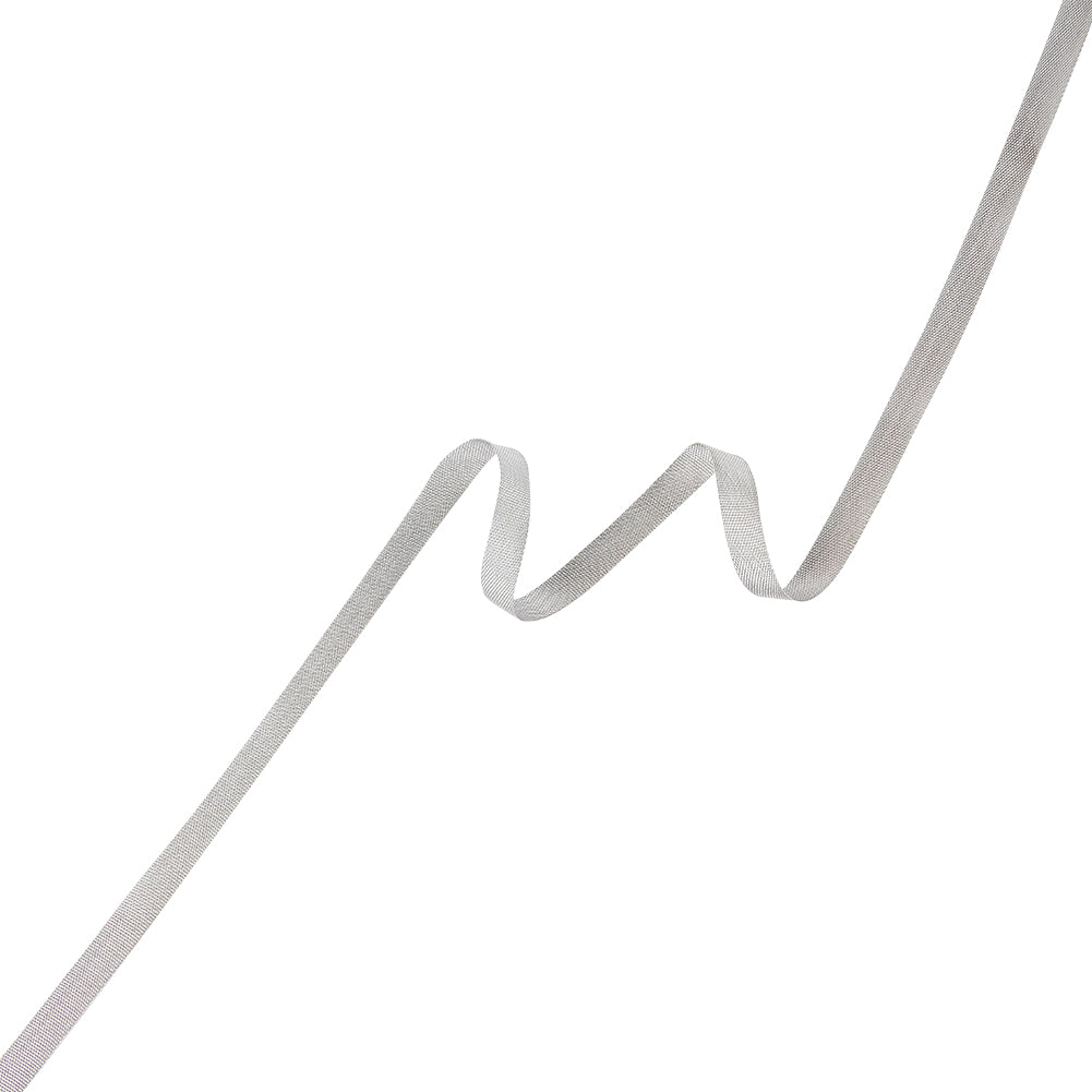 Light Gray Woven Edge Rayon Seam Binding - 0.25