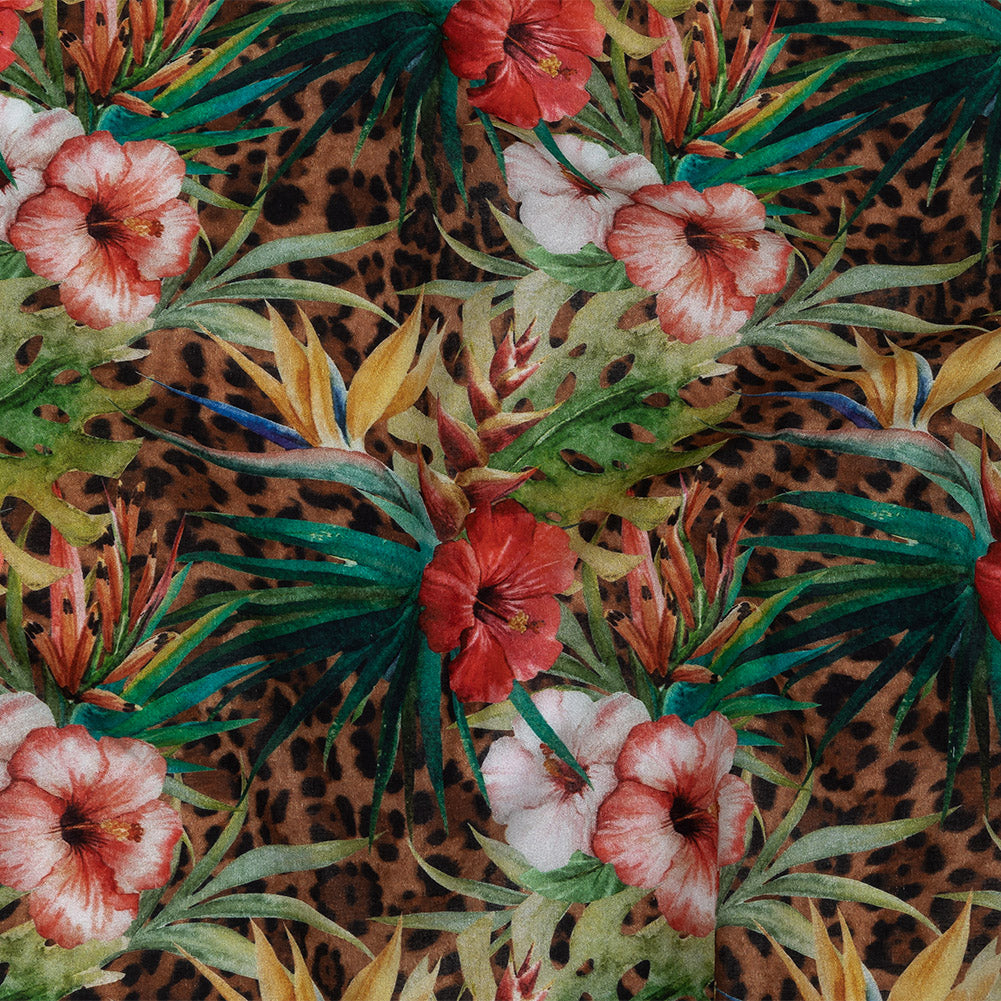 Mercerized Organic Egyptian Cotton Voile - Foliage and Fauna - Toulouse Collection - Joann Fabrics