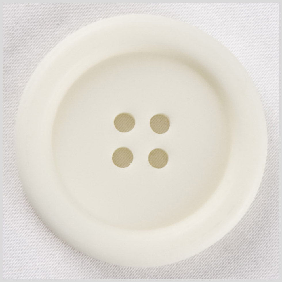 Plastic 4-Hole Button - 36L/23mm - White Tire Rim - Joann Fabrics