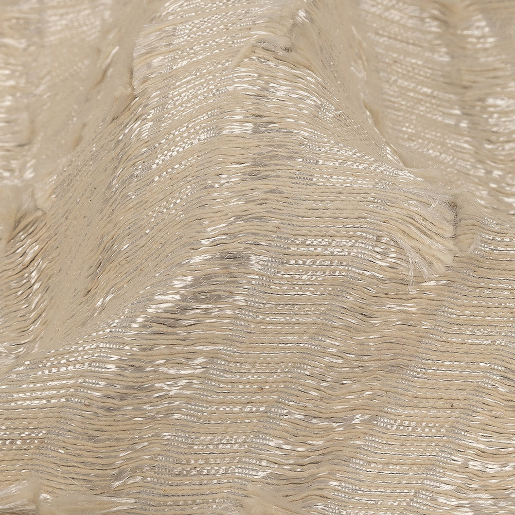 Ivory Fringed Waves Novelty Woven - Joann Fabrics