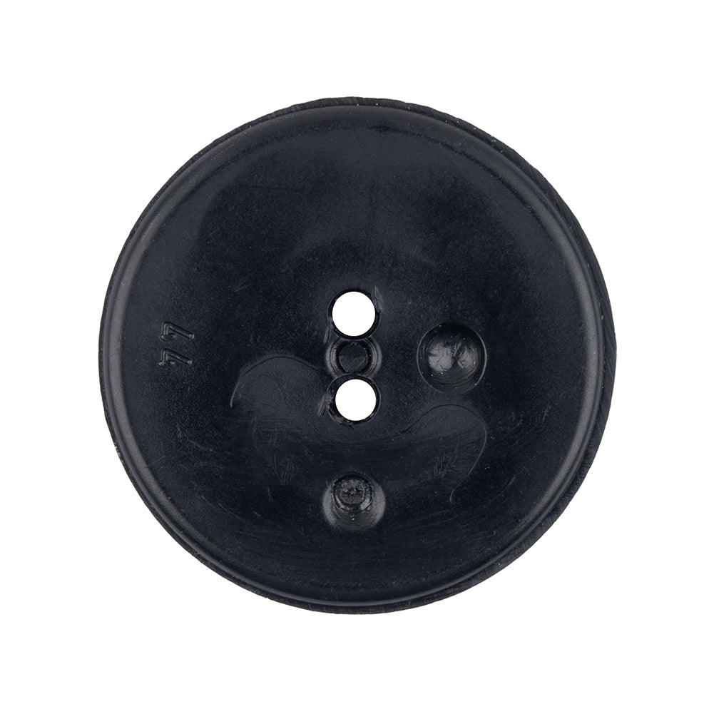 Black Multi Faceted 2-Hole Plastic Coat Button - 44L/28mm - Joann Fabrics