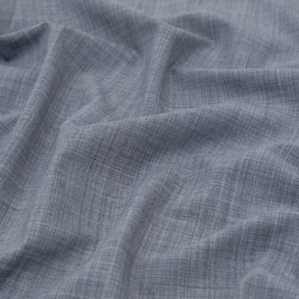 Italian Heathered Light Gray Stretch Suiting - Joann Fabrics