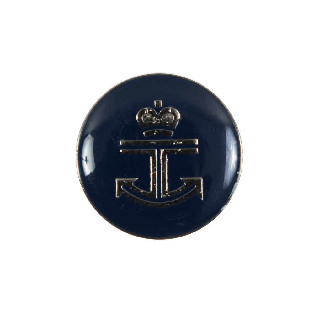 Italian Navy Anchor Shank Back Button - 36L/23mm - Joann Fabrics