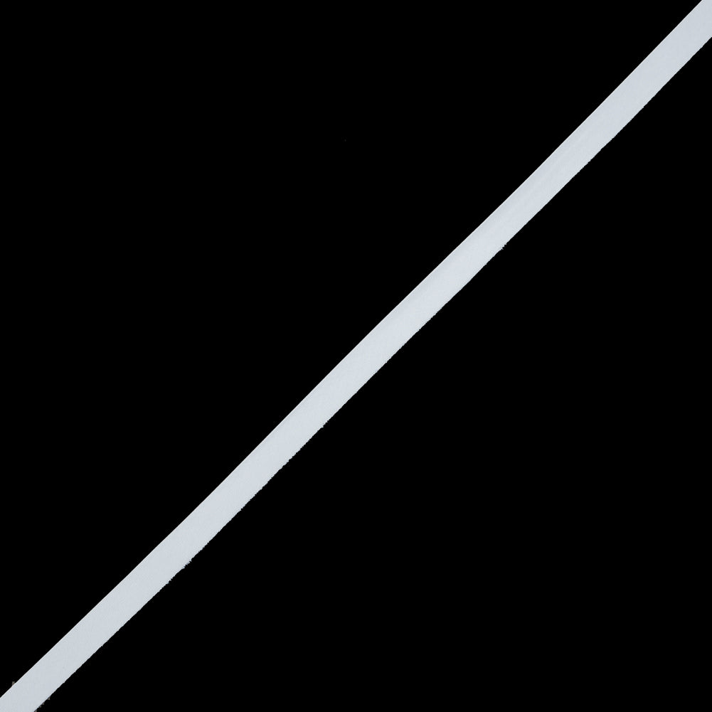 White Foldover Bias Binding Tape - 0.5