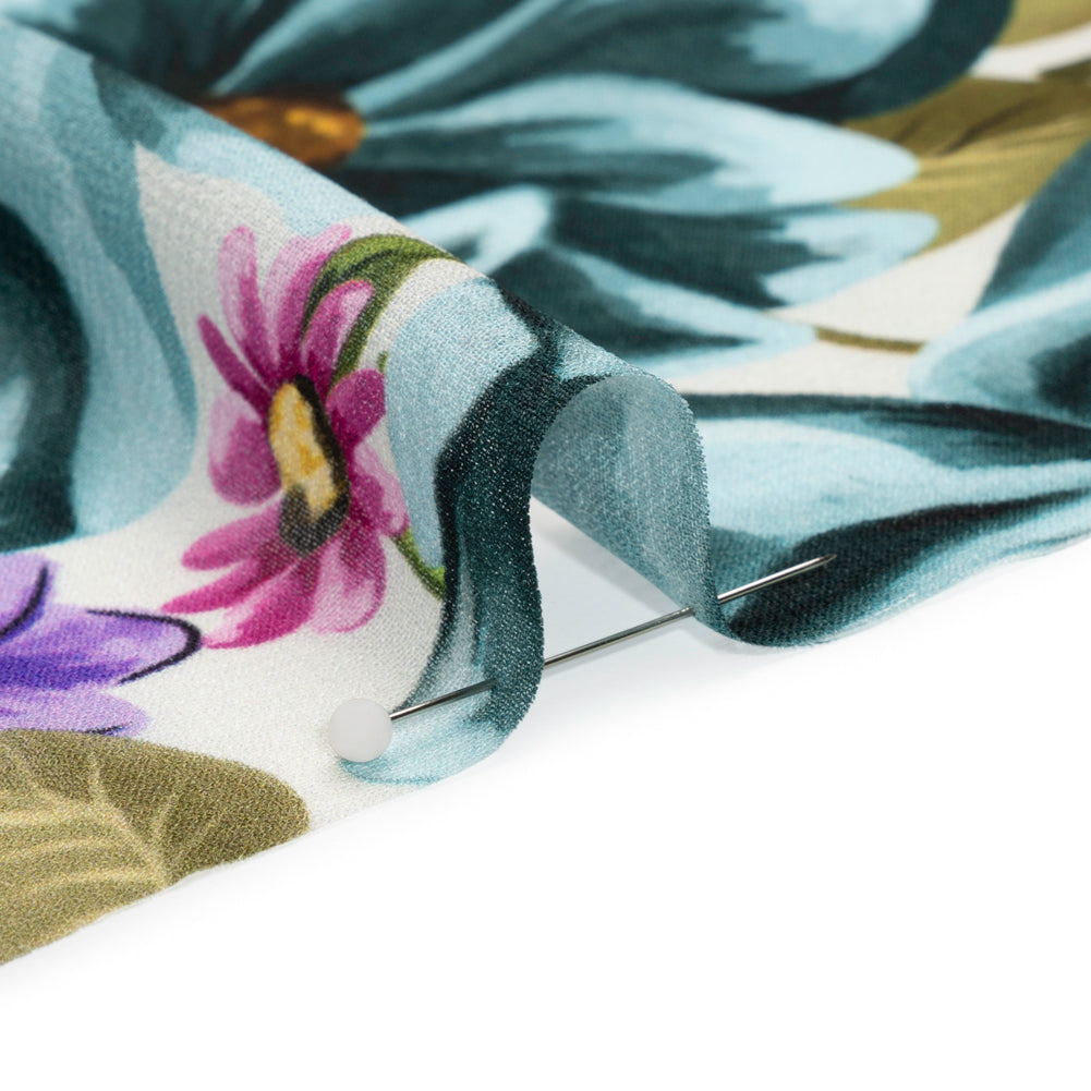 Mood Exclusive White Sightly Saunters Viscose Georgette - Joann Fabrics