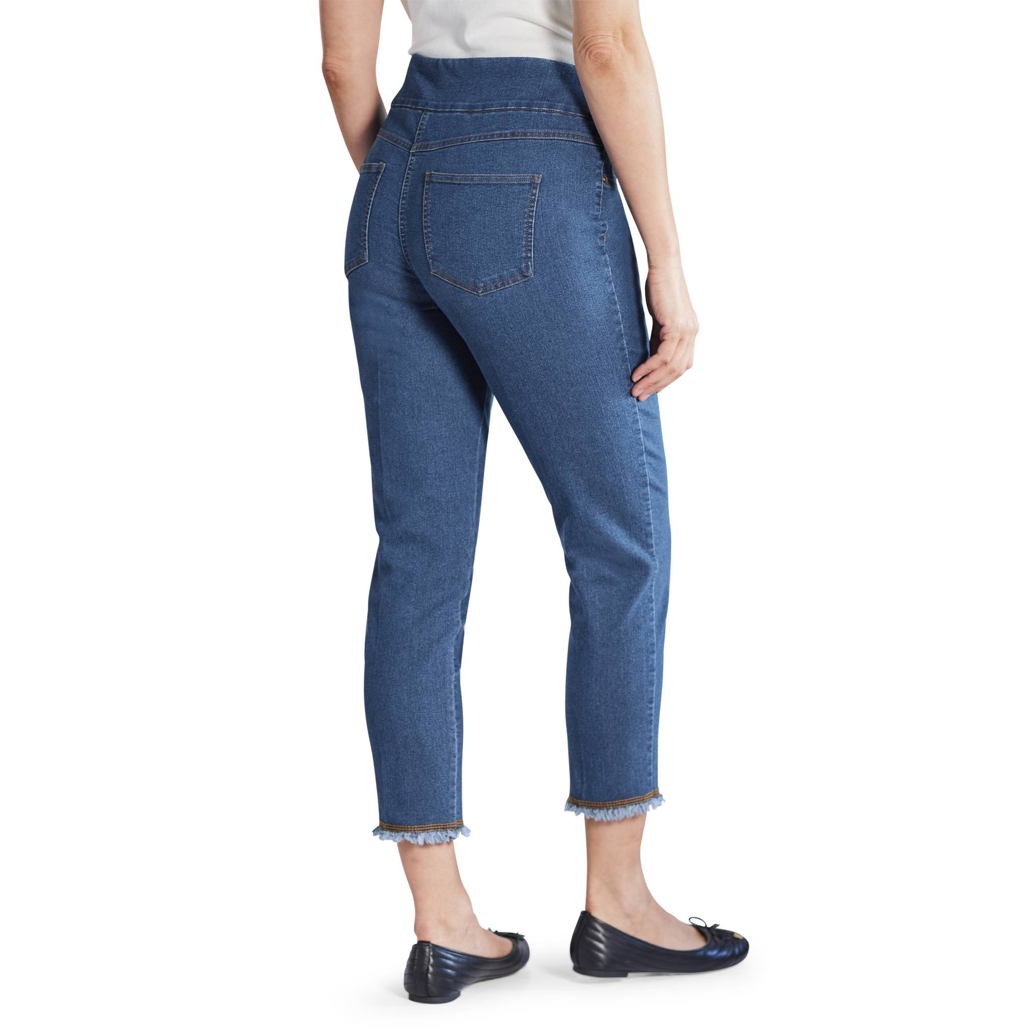 Pull On Fringed Ankle Jean - Northstyle Catalog