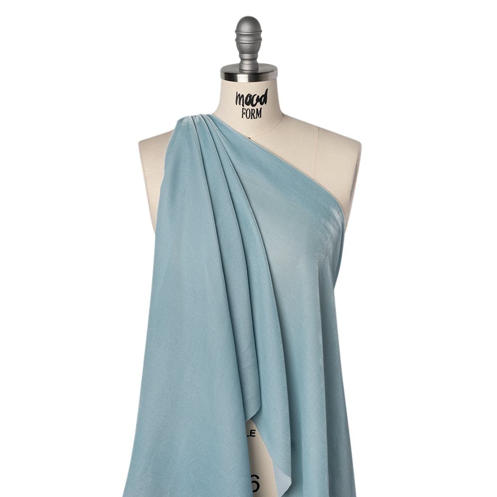Rayon-Silk Velvet - Sky Blue - Cicero Collection - Joann Fabrics