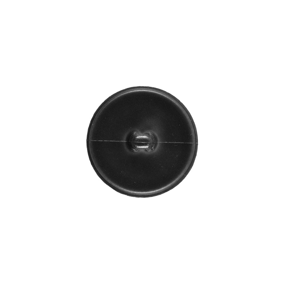 Italian Black Faux Leather Plastic Button - 24L/15mm - Joann Fabrics