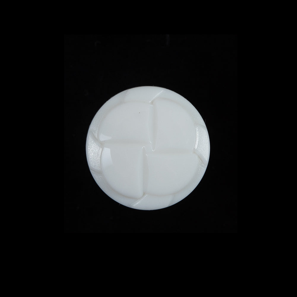 White Beveled Pinwheel Petals Shank-Back Button - 30L/19mm - Joann Fabrics