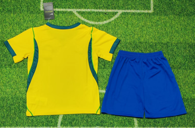 2026 Brazil Home Football Shirt 1:1 Thai Quality Kids Size
