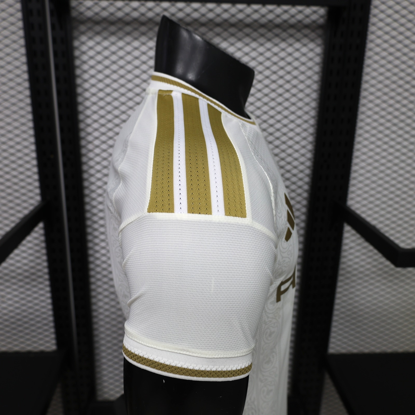 Al Nassr Riyadh Victory 26-27 Third White Gold Jersey With HUMAIN Sponsor - Player Version - UnitedFutballJersey