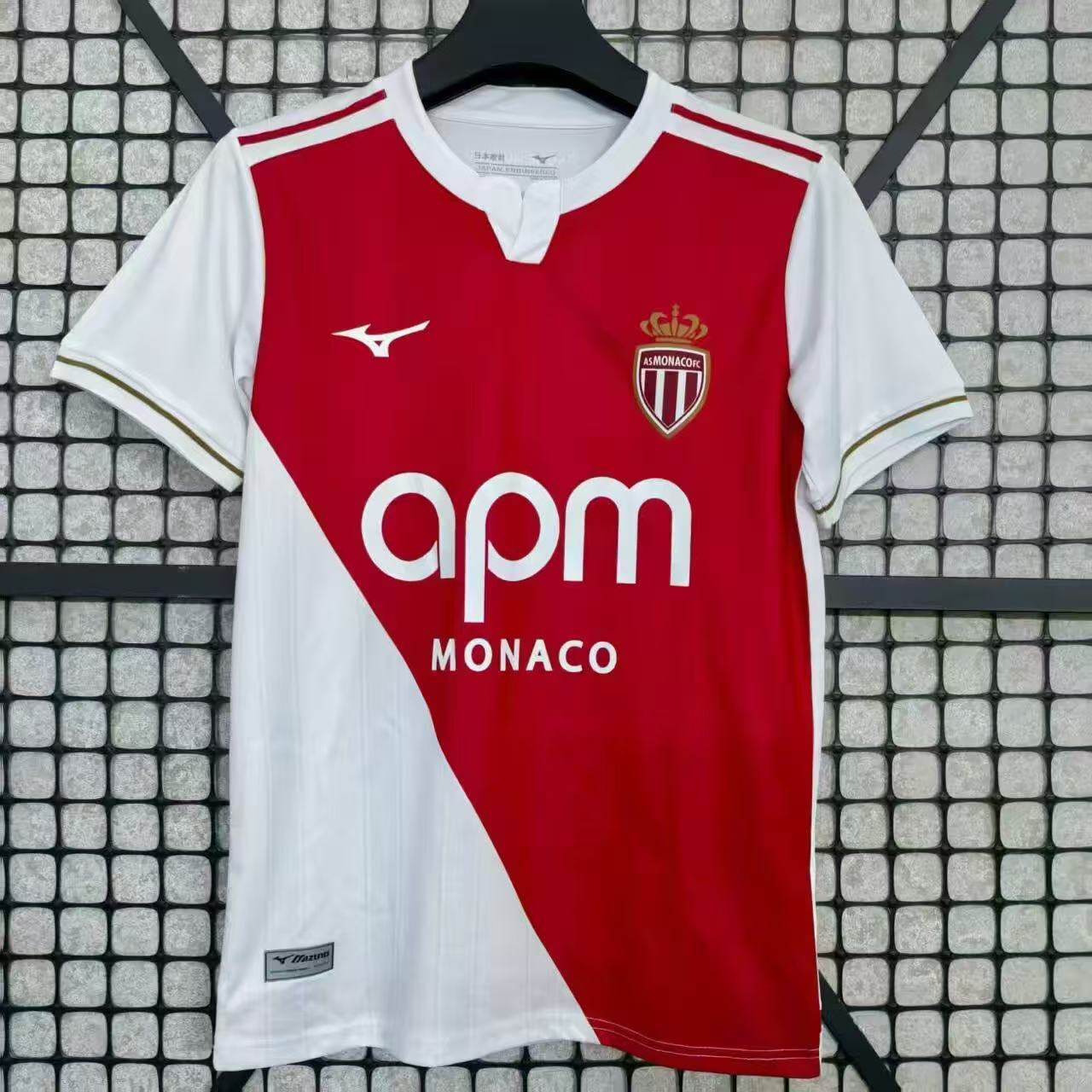 2025/2026 AS Monaco Home Football Shirt 1:1 Thai Quality