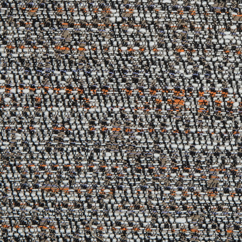 Truffle, Orange and White Cotton Tweed - Joann Fabrics