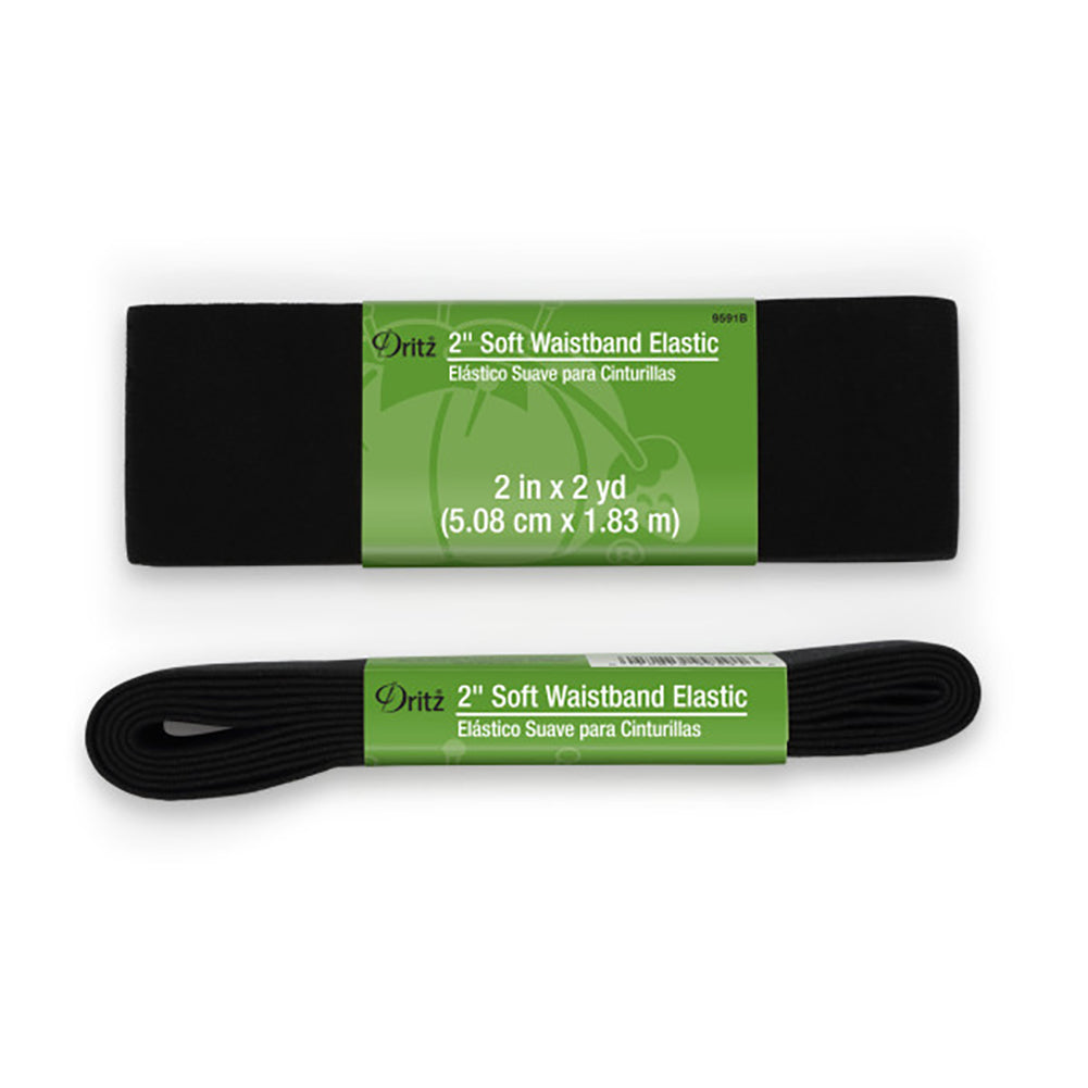 Dritz Soft Waistband Elastic - Black - 2