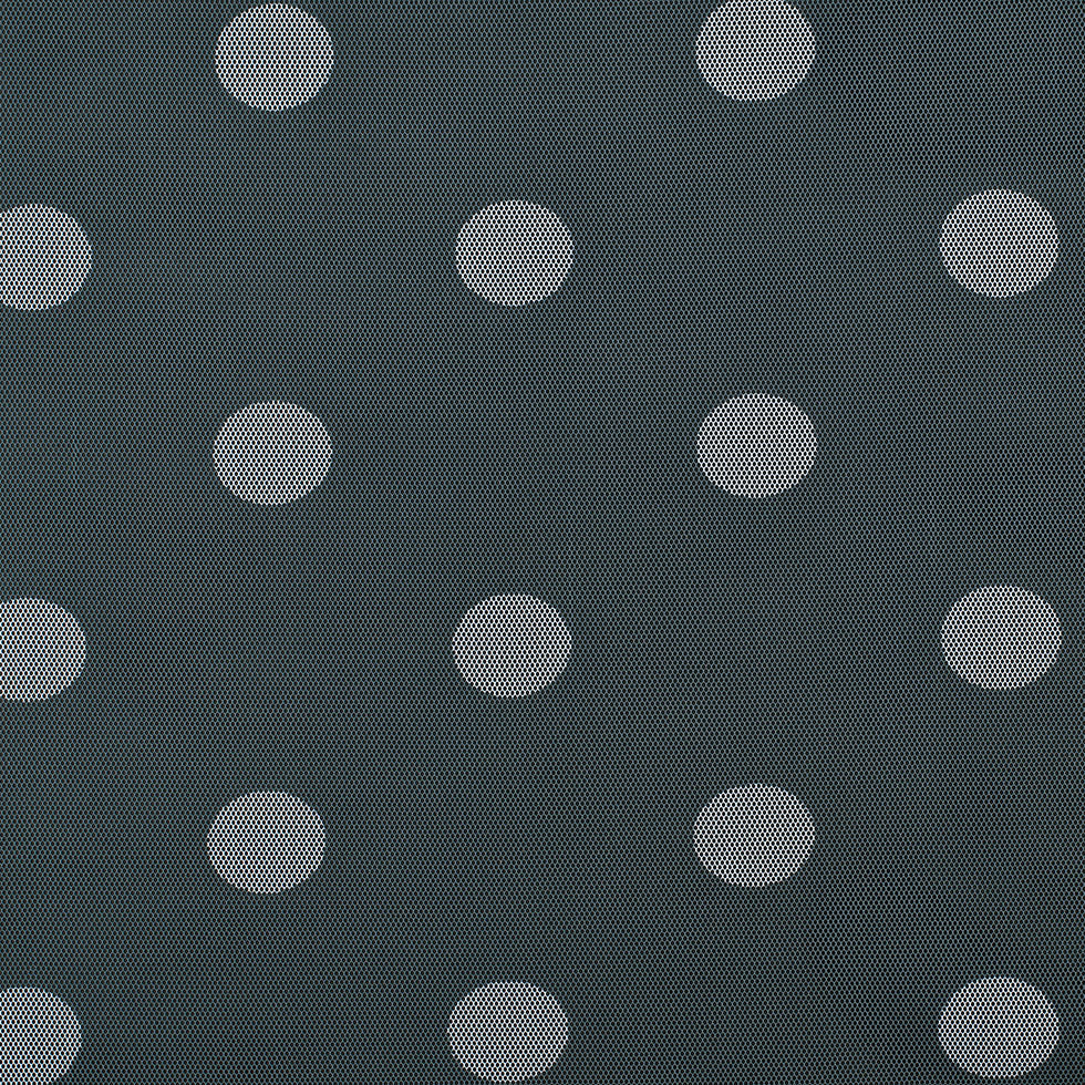 Grey/White Polka Dot Polyester Netting/Mesh - Joann Fabrics