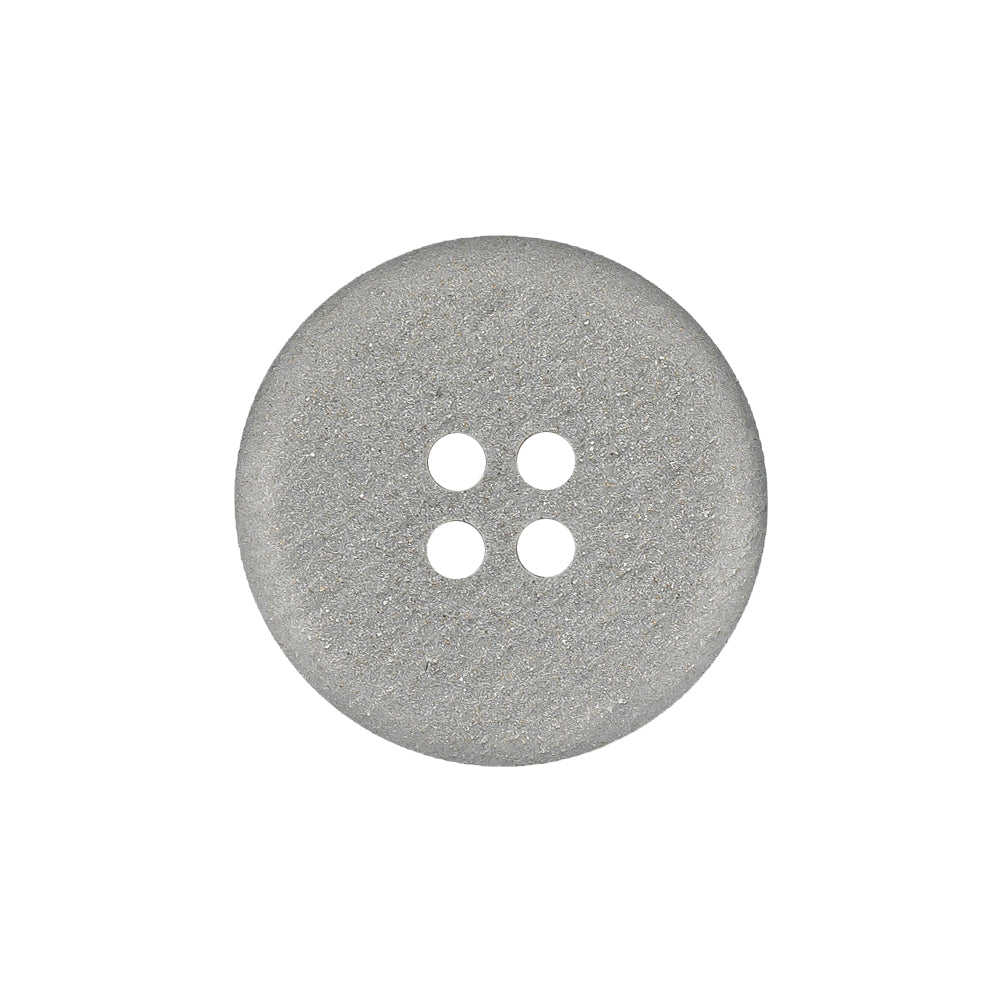 Italian Matte Gray Metal-look 4-Hole Plastic Button - 35L/22mm - Joann Fabrics