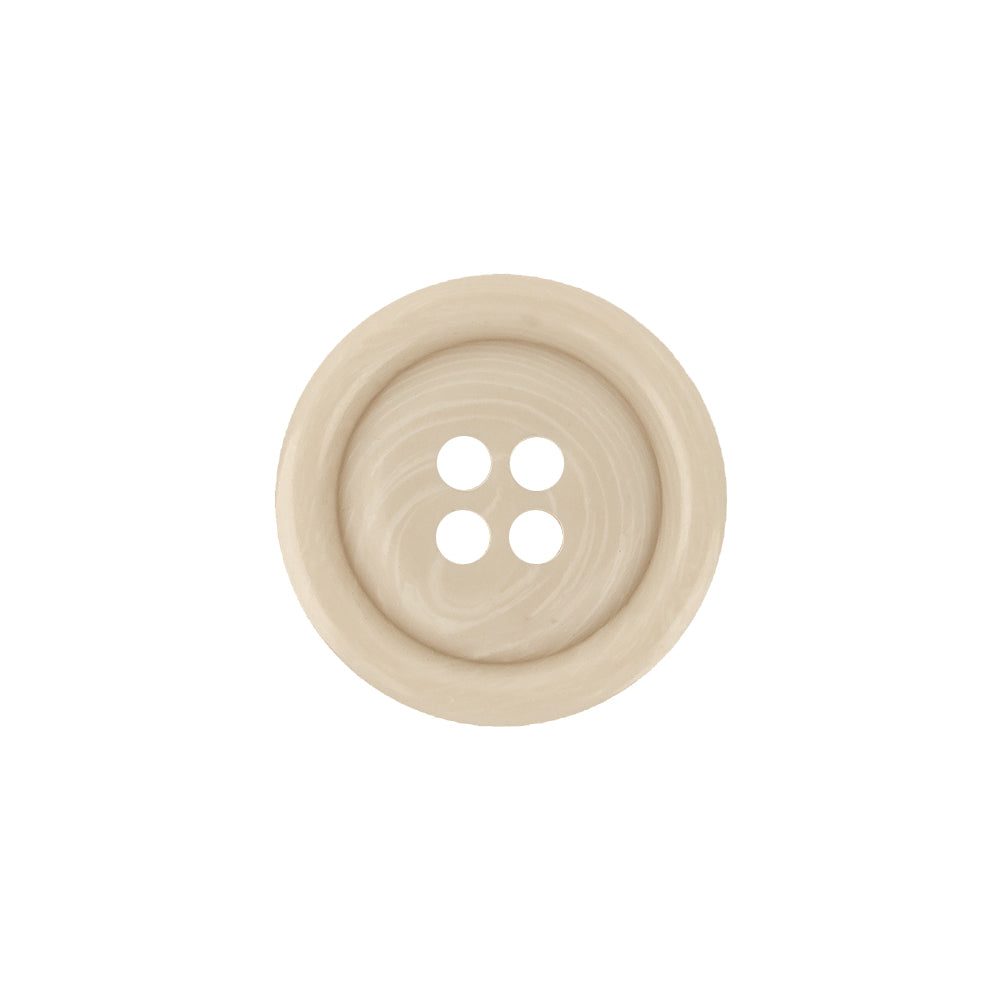Ivory and White Tire Rim 4-Hole Plastic Button - 30L/19mm - Joann Fabrics