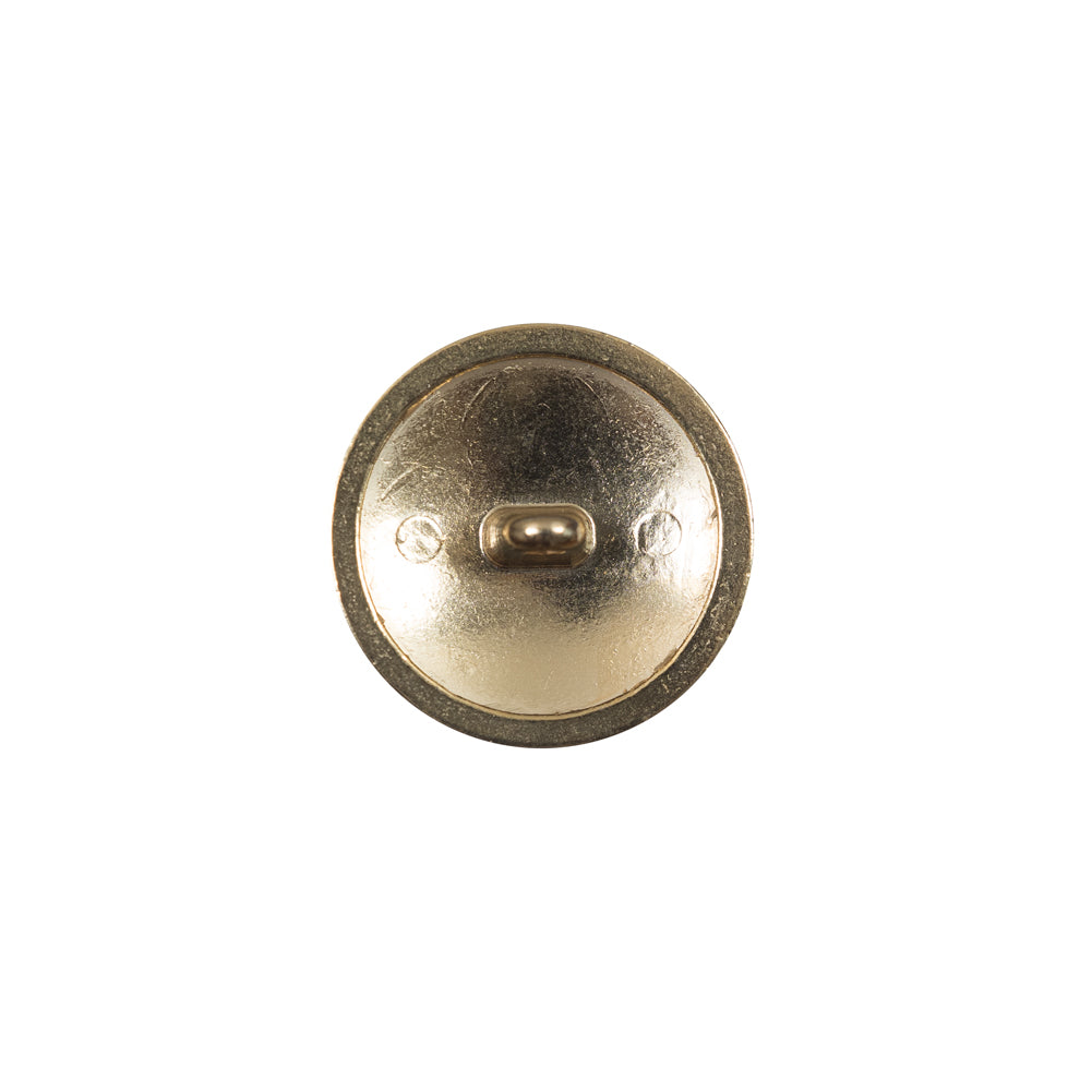 Italian Gold Metal Emblem Button - 24L/15mm - Joann Fabrics