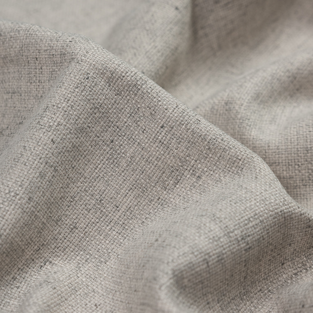 Silver and Beige Polyester Basketwoven Tweed - Joann Fabrics