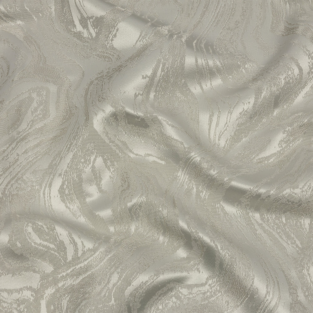 Metallic Drapery Jacquard - Glacier Metamorphic Swirls - British Imported - Joann Fabrics