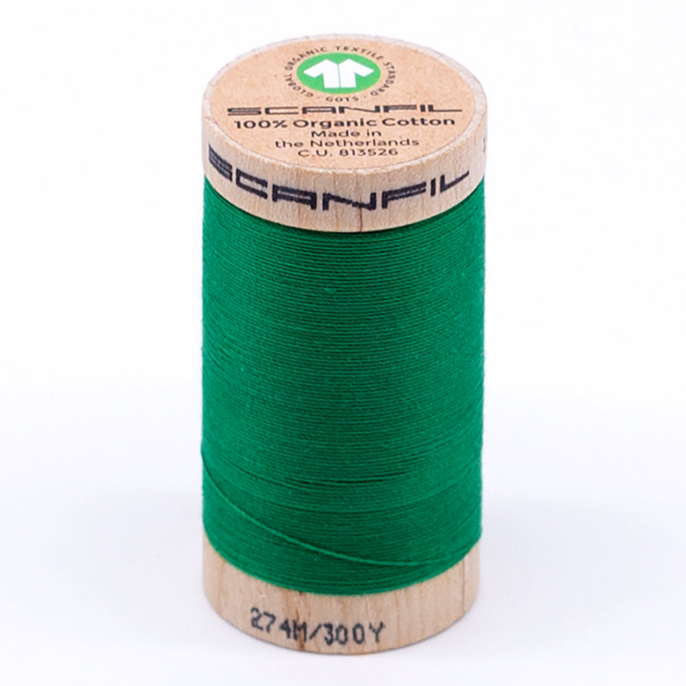 SCANFIL® 30wt Organic Pima Cotton Thread 300 yds - 4821 Jolly Green - Joann Fabrics