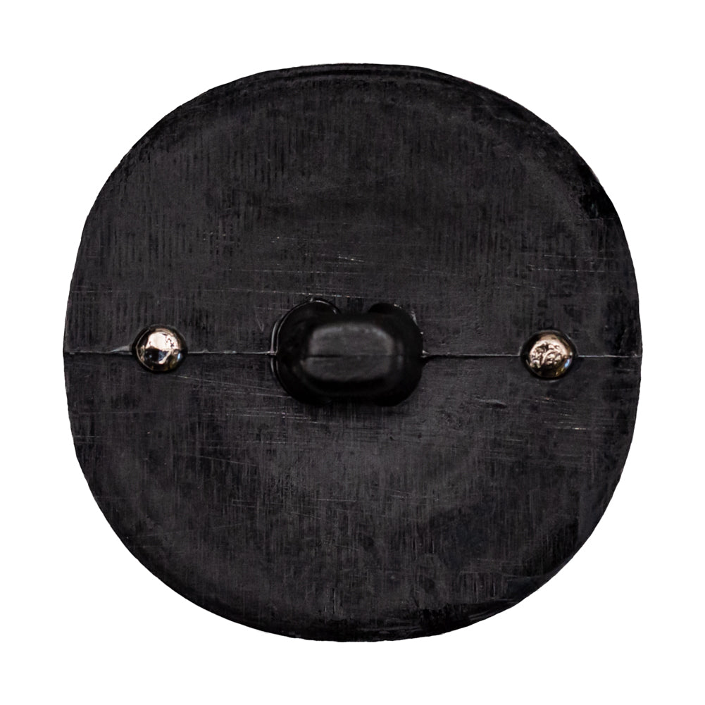 Italian Black and Gunmetal 2-Piece Plastic Button - 50L/32mm - Joann Fabrics
