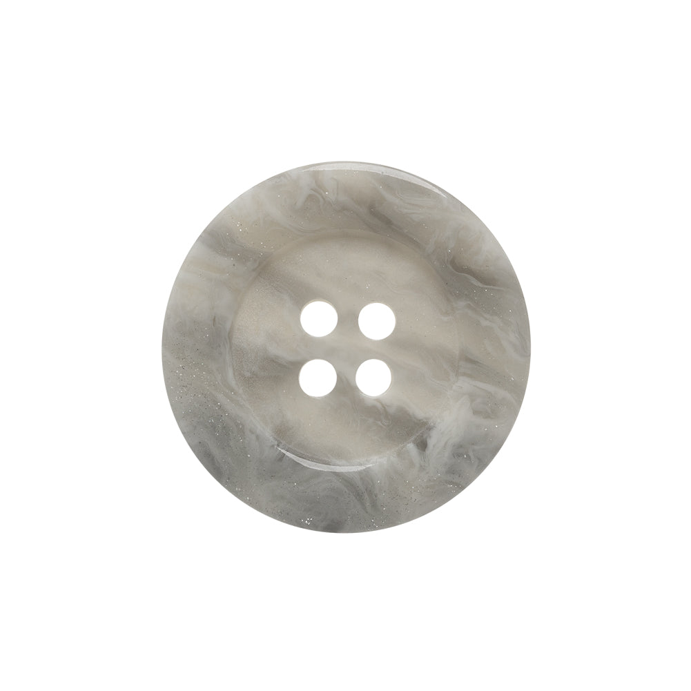 White Marbleized Plastic Button - 36L/23mm - Joann Fabrics