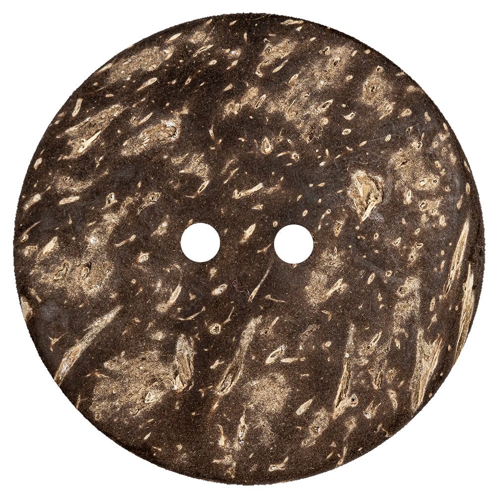 Italian Beige and Gold Swirls Etched Coconut Button - 64L/40.5mm - Joann Fabrics