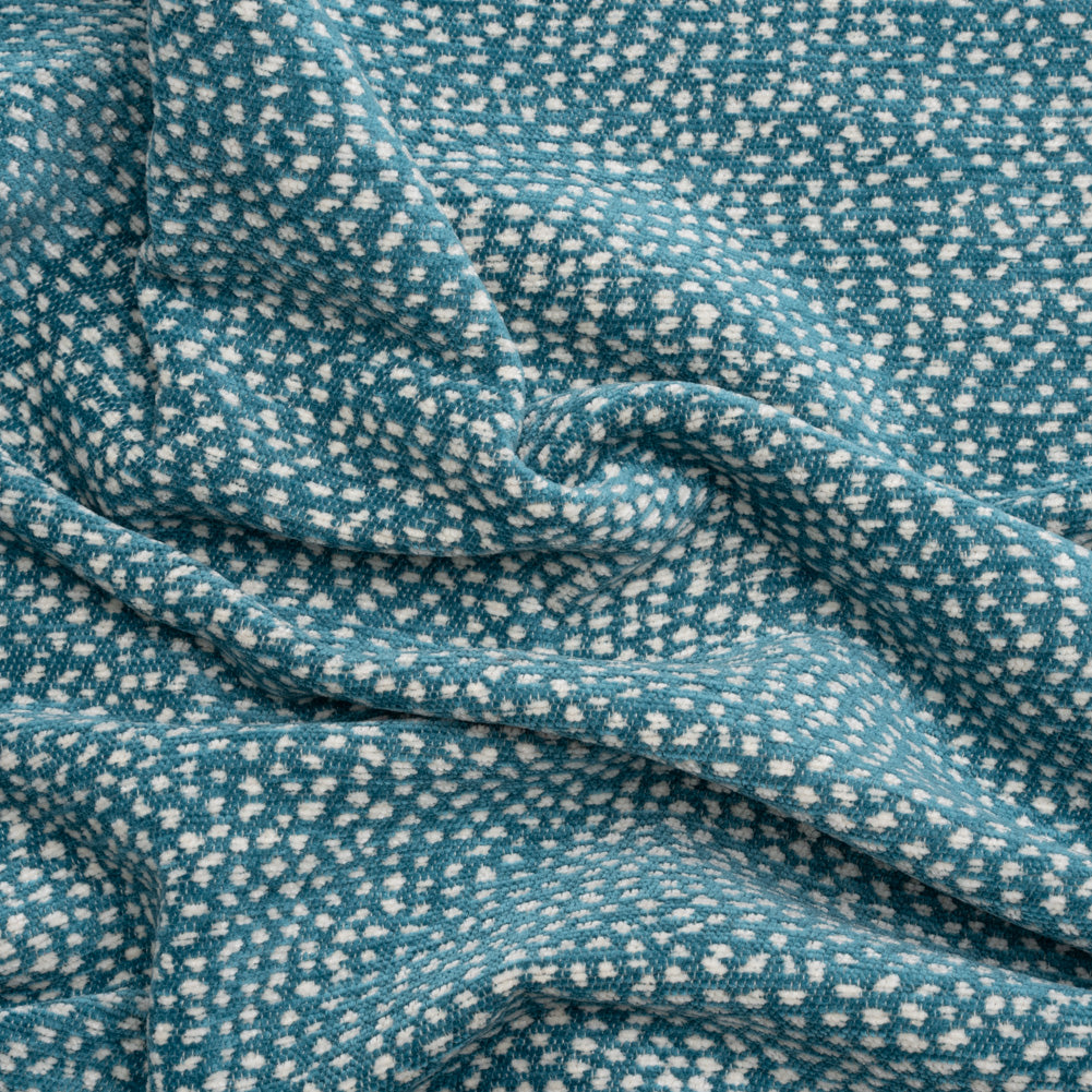 Upholstery Chenille - Peacock Spotted - Remus Collection - Joann Fabrics
