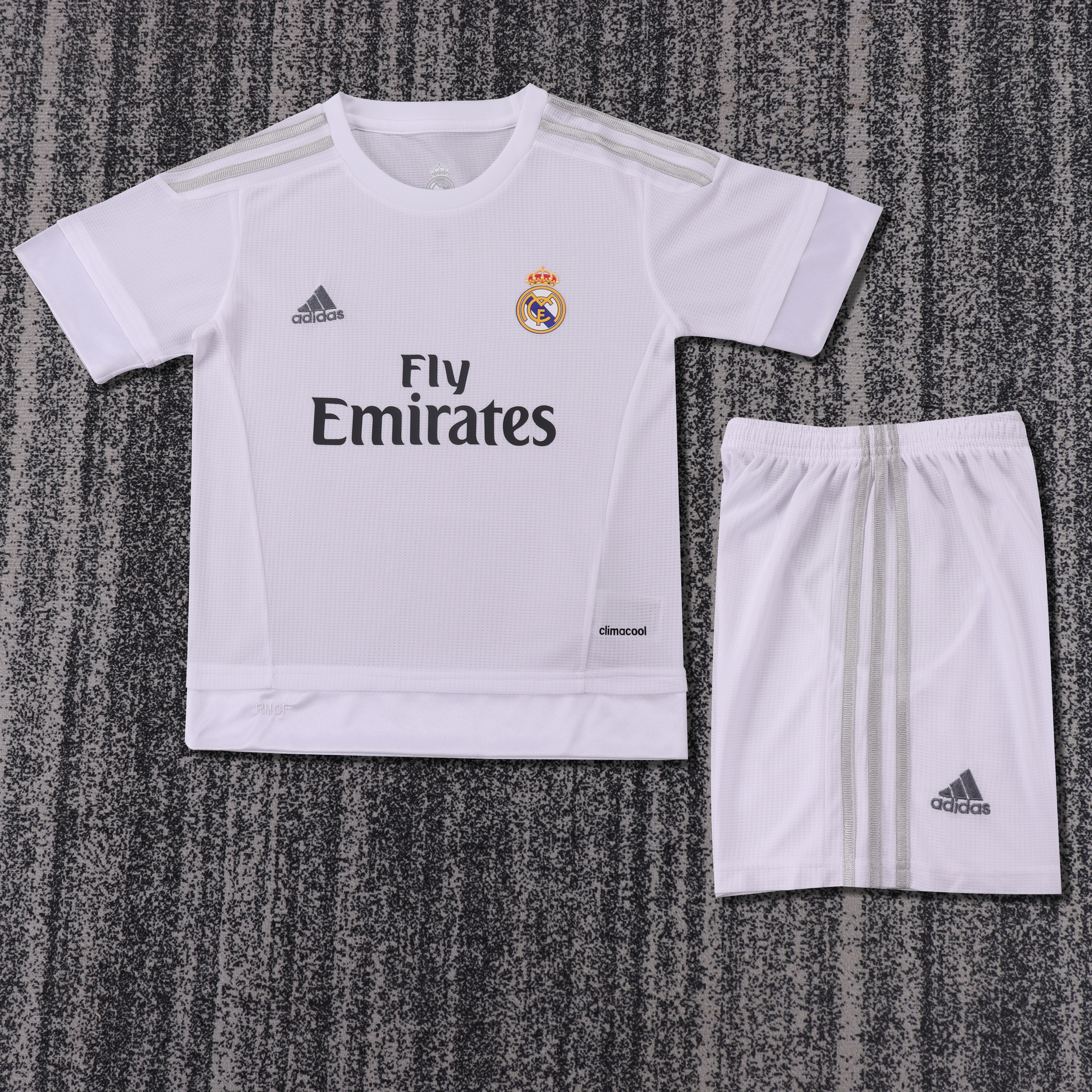 2015-2016 Retro Real Madrid Home Football Shirt 1:1 Thai Quality Kids Size