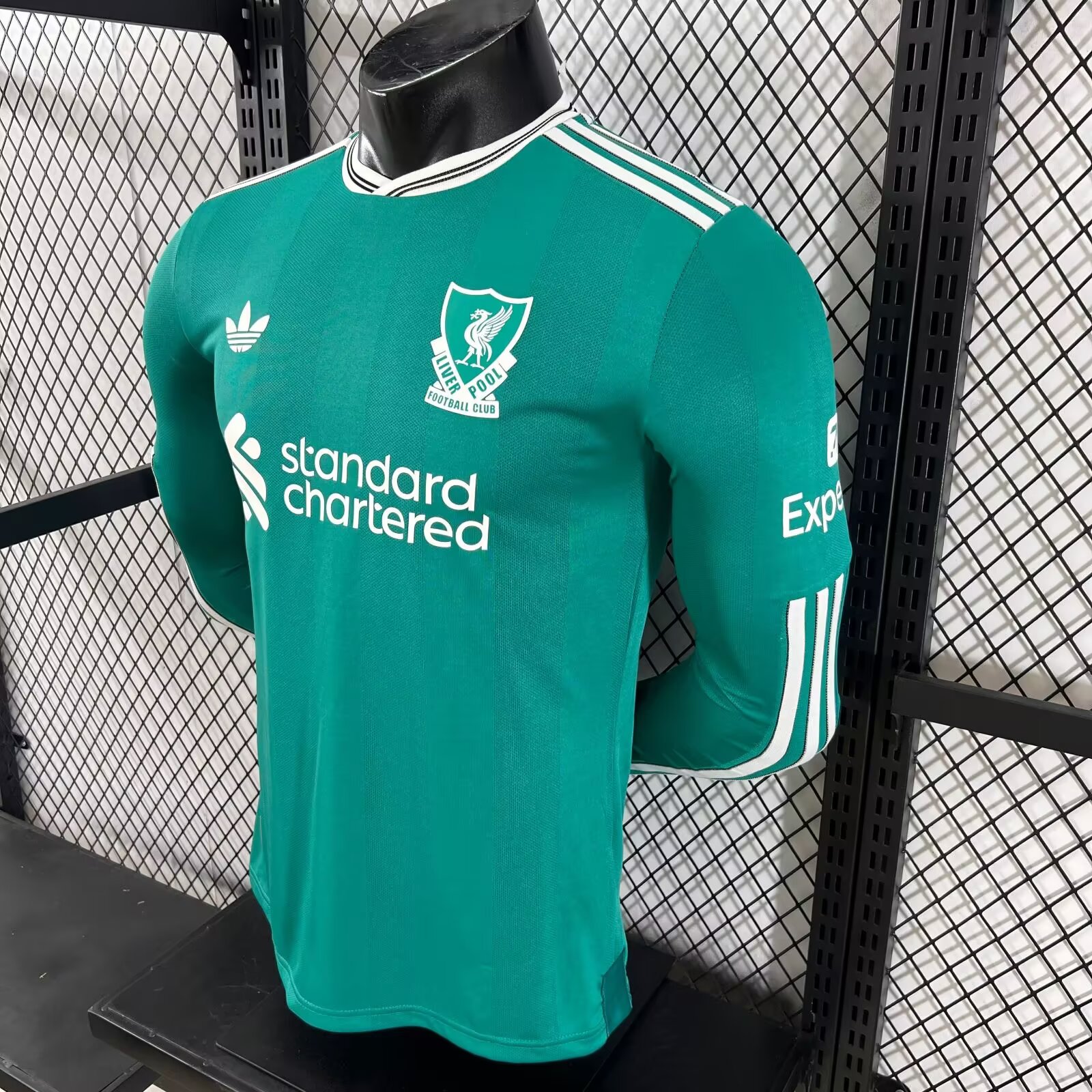 2025/2026 Long Sleeve Player Version Liverpool Third Away  Football Shirt 1:1 Thai Quality